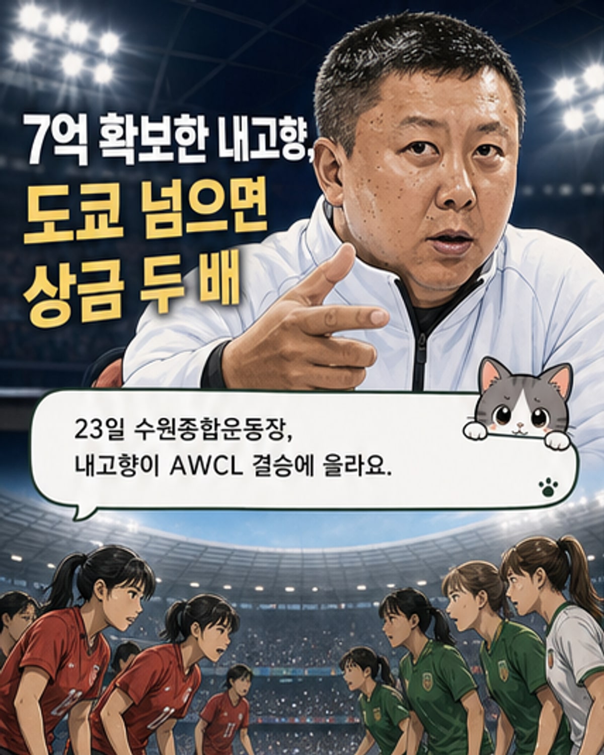 북한 내고향, 결승서 도쿄와 정면충돌