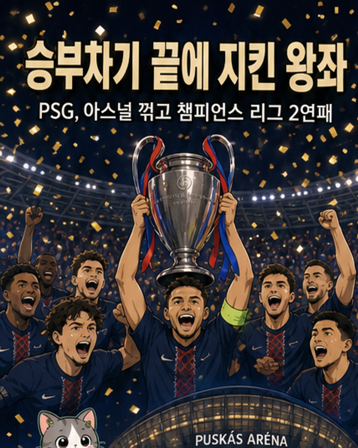 PSG, 챔피언스 리그 2연패 달성
