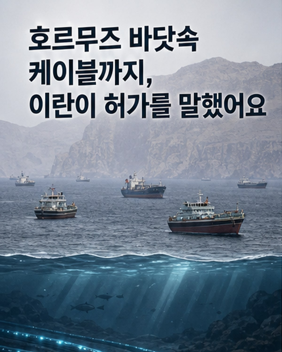 호르무즈 해저 케이블, 이란 허가제 검토