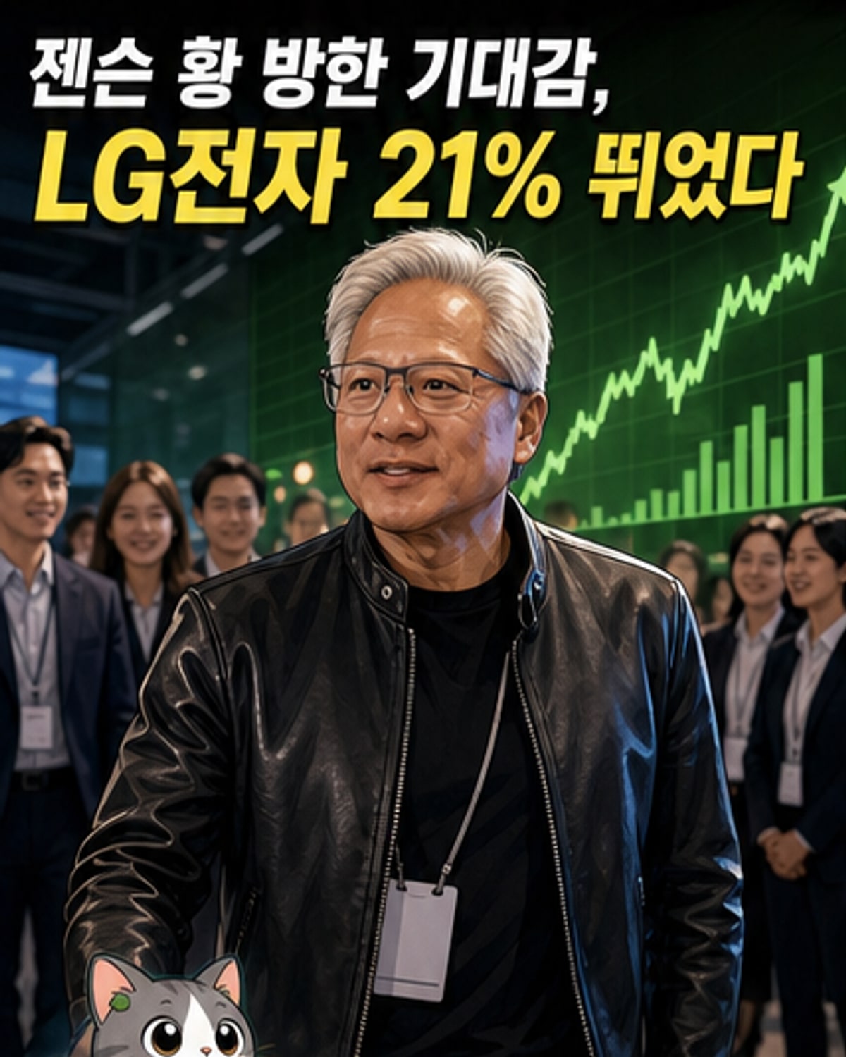 젠슨 황, 한국行…LG 회장과 AI 협력 논의