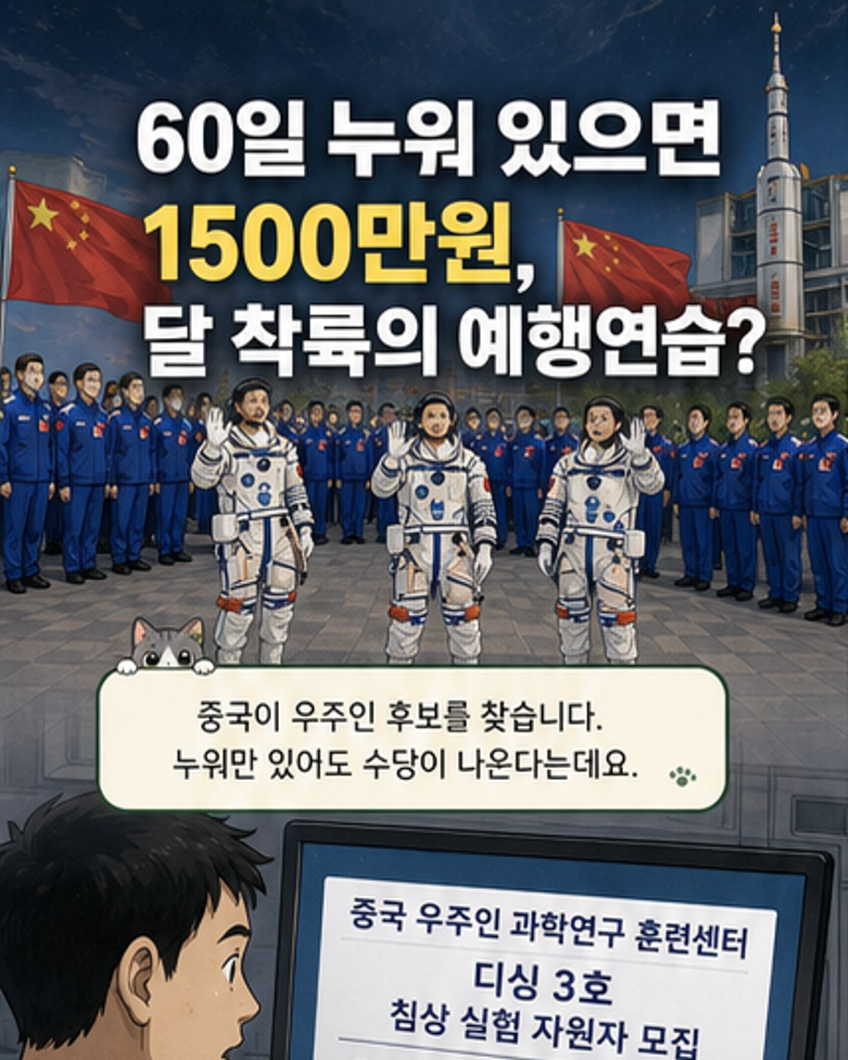 최대 60일 누워만 있어도 1500만원