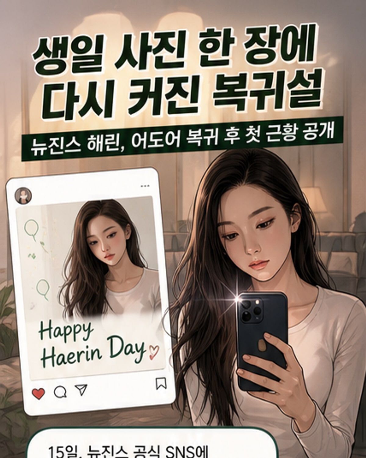 해린, 20세 생일 맞아 근황 공개