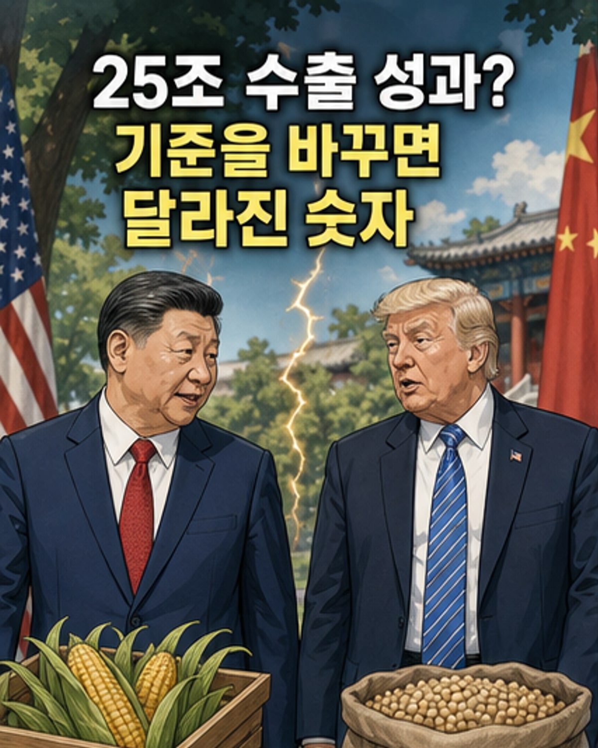 트럼프, 中에 25조 농산물 수출 합의