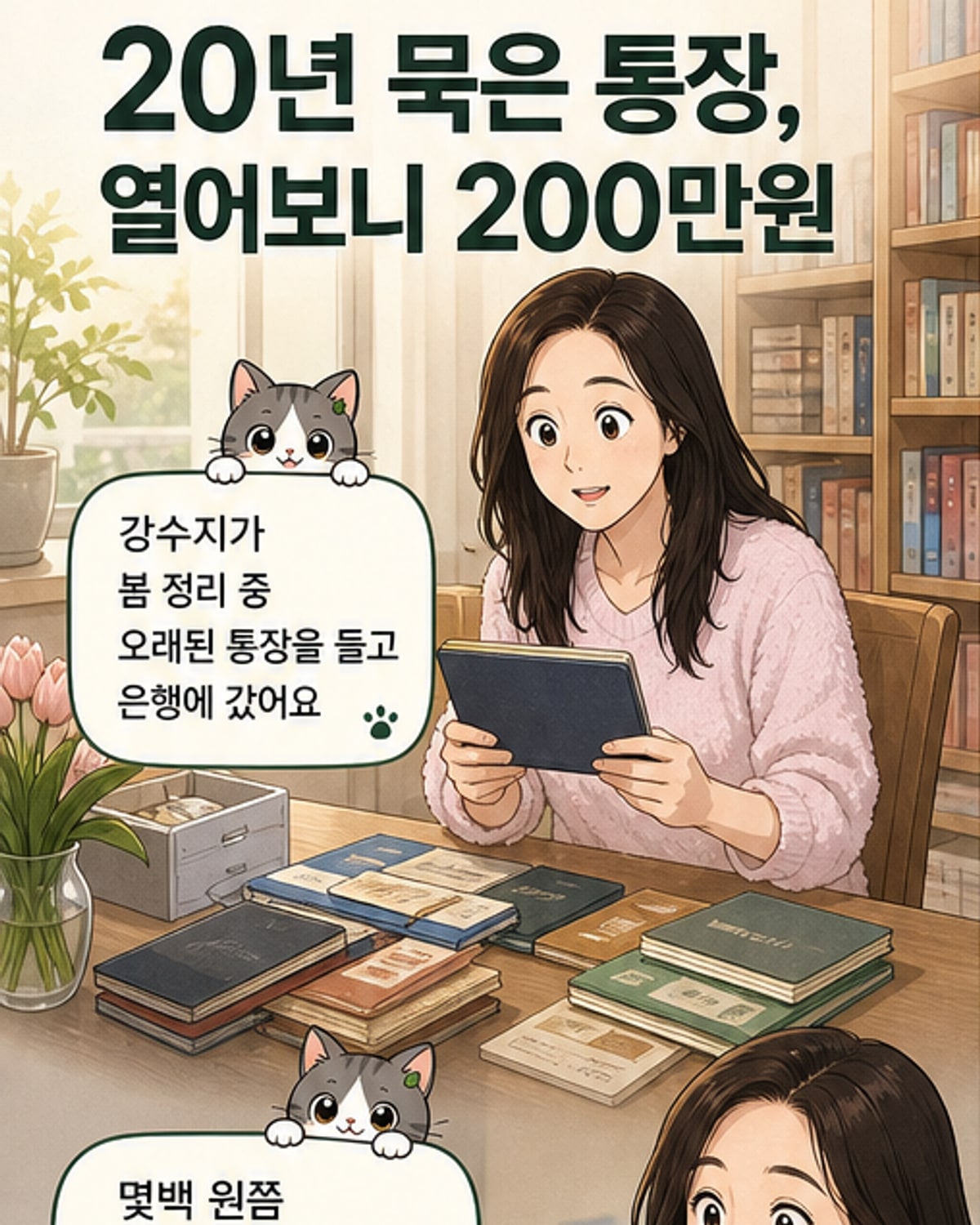 강수지, 20년 묵은 통장서 220만 원 발견