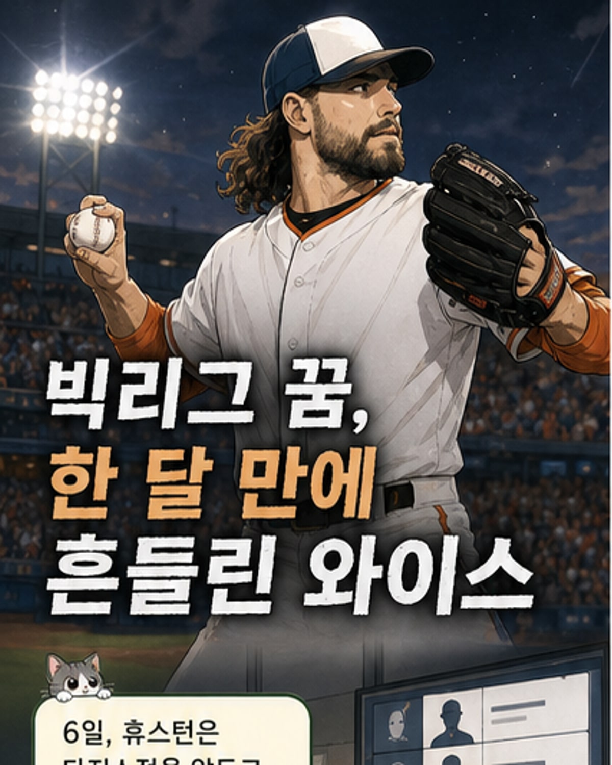 한화 출신 와이스, 빅리그 추락