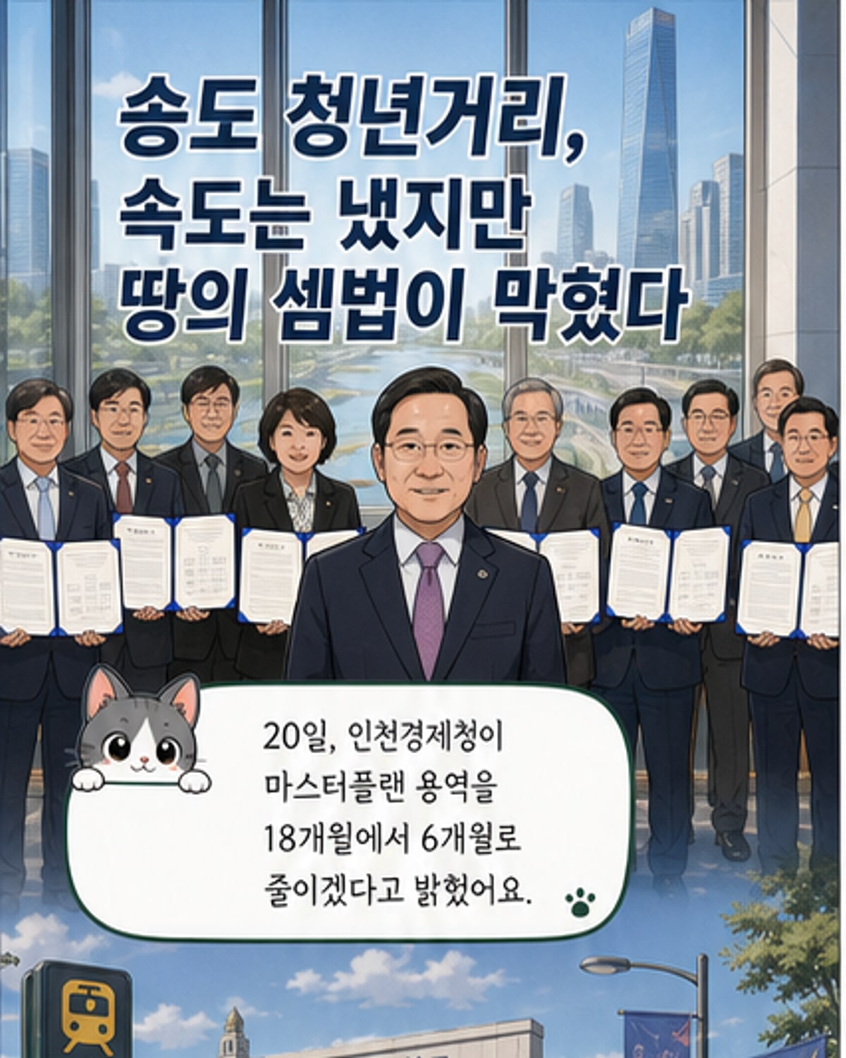 송도에 청년 문화거리 조성 속도