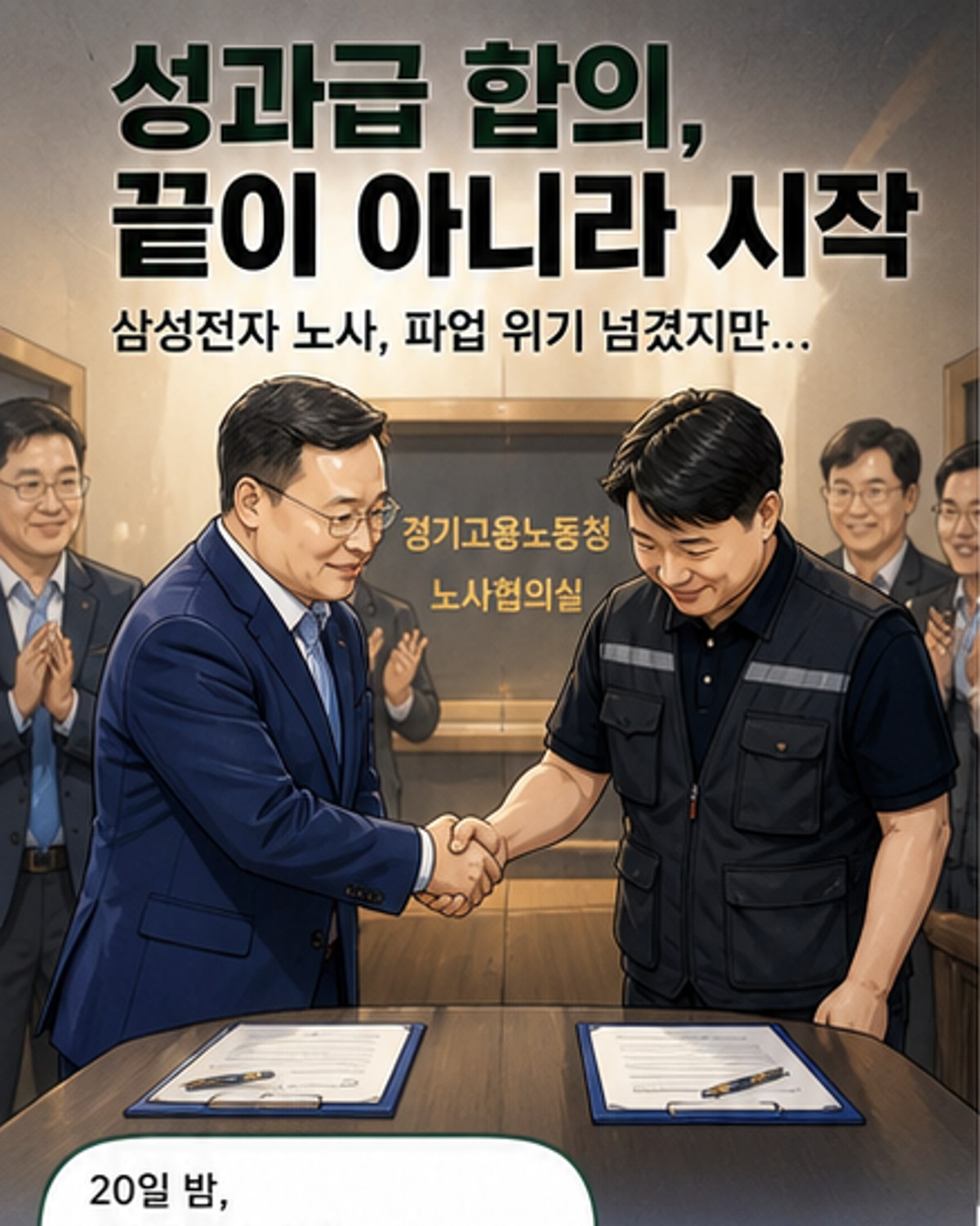 삼성전자 성과급 합의, 새로운 이익 배분 시작