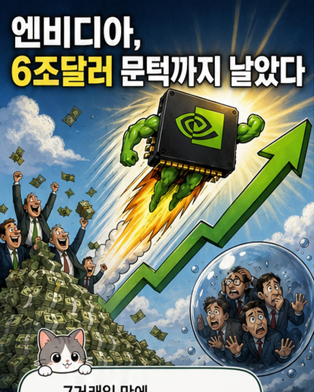 엔비디아, 7일 만에 시총 9000억弗 증가