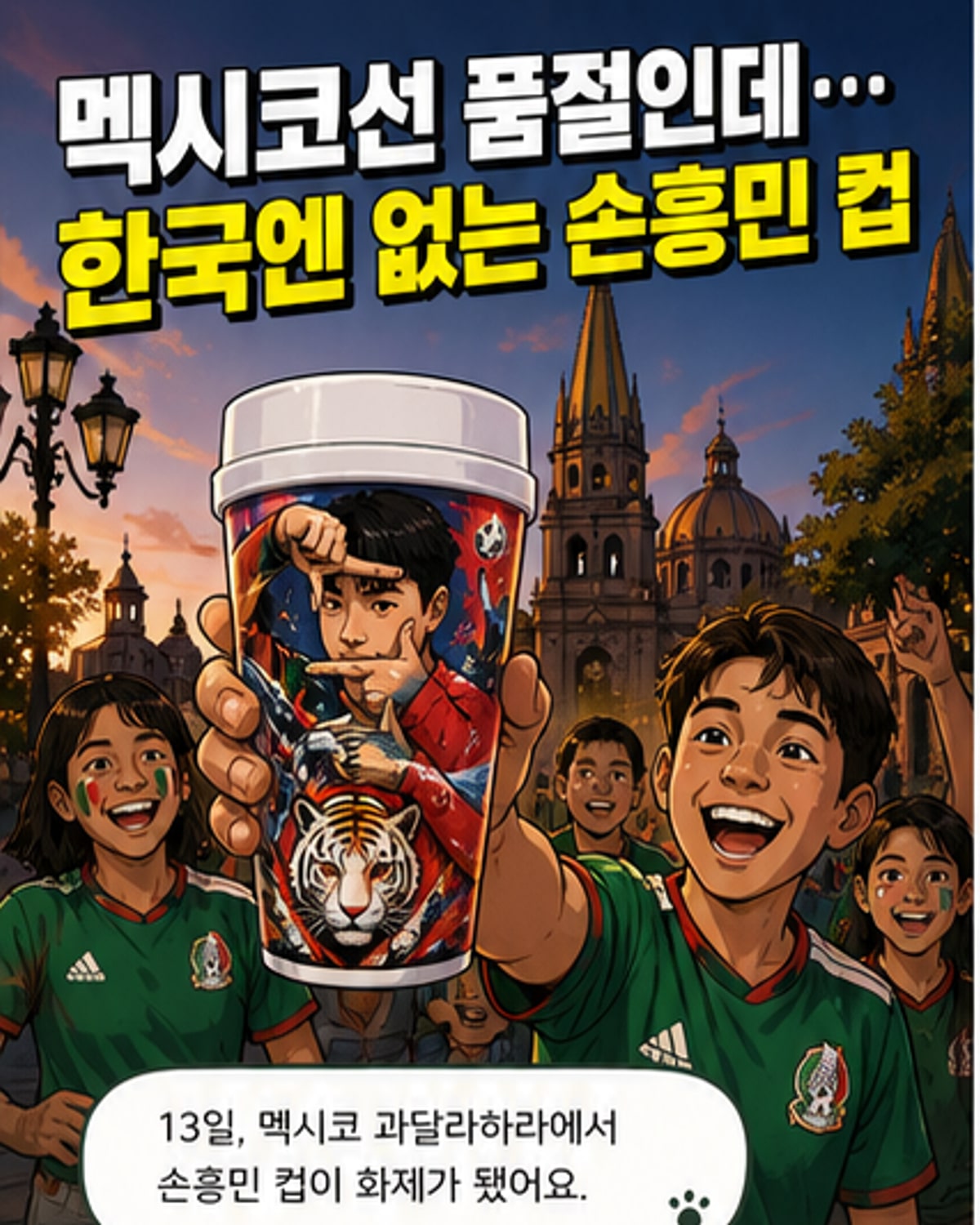 손흥민 컵, 한국선 못 본다
