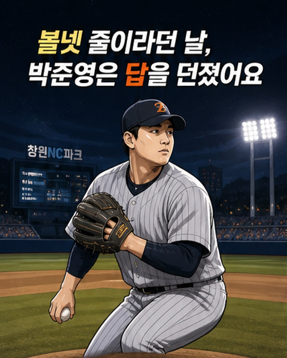 볼넷 없는 박준영, 5선발 희망 되다