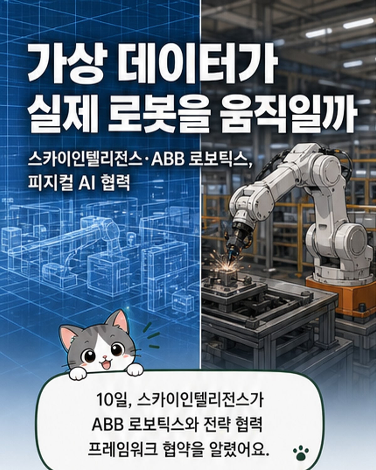 스카이인텔리전스, ABB와 AI 로봇 시장 공략