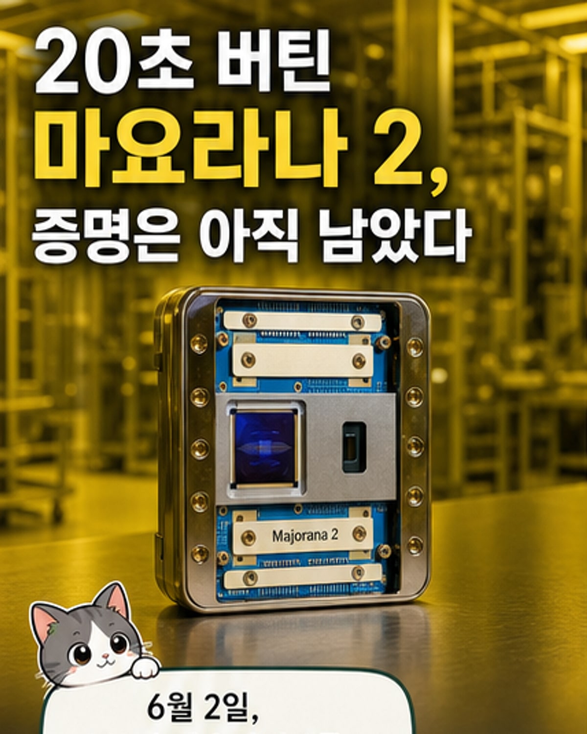 MS, 위상 양자컴 '마요라나 2' 공개