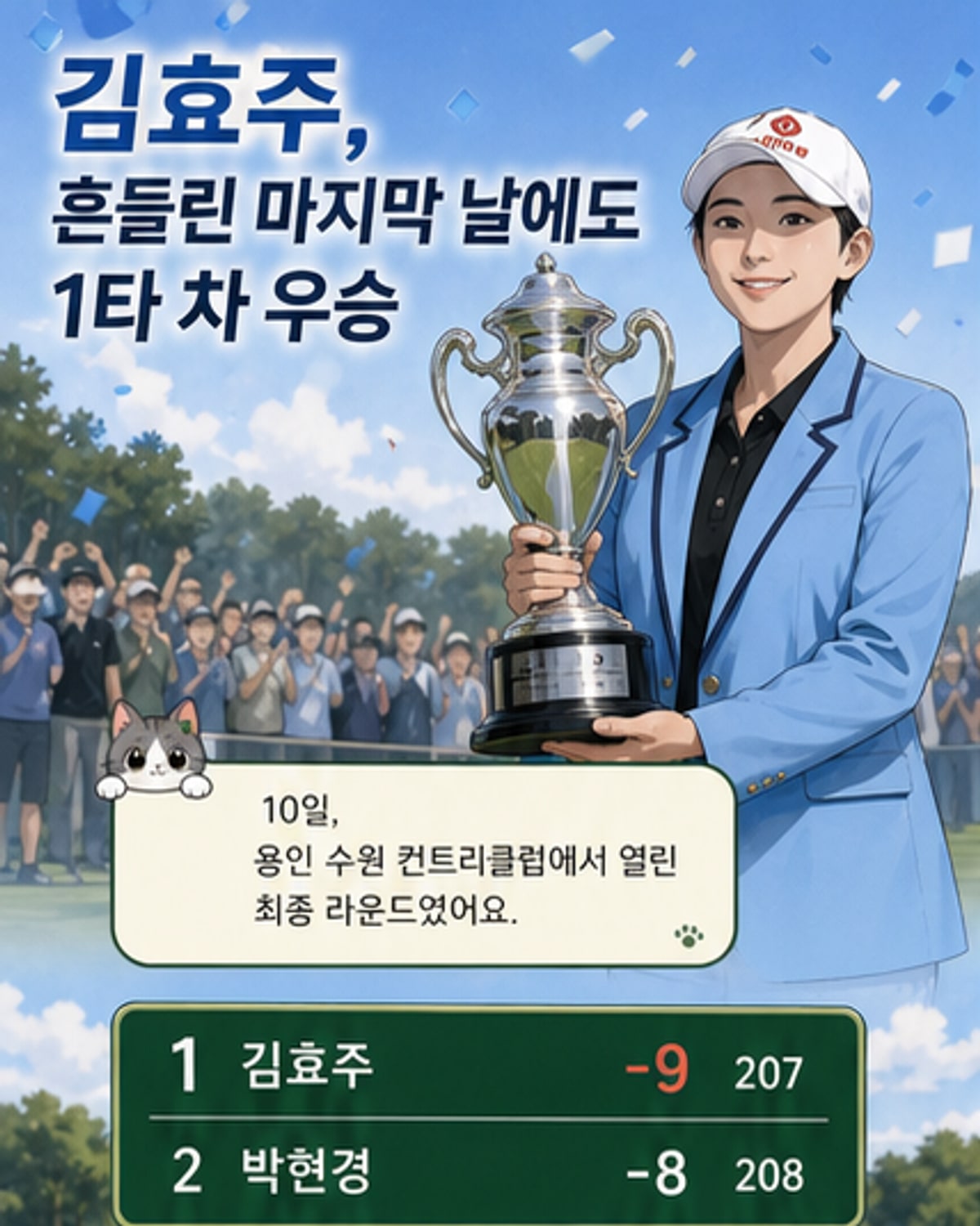 김효주, 4년 7개월 만에 KLPGA 정상 등극