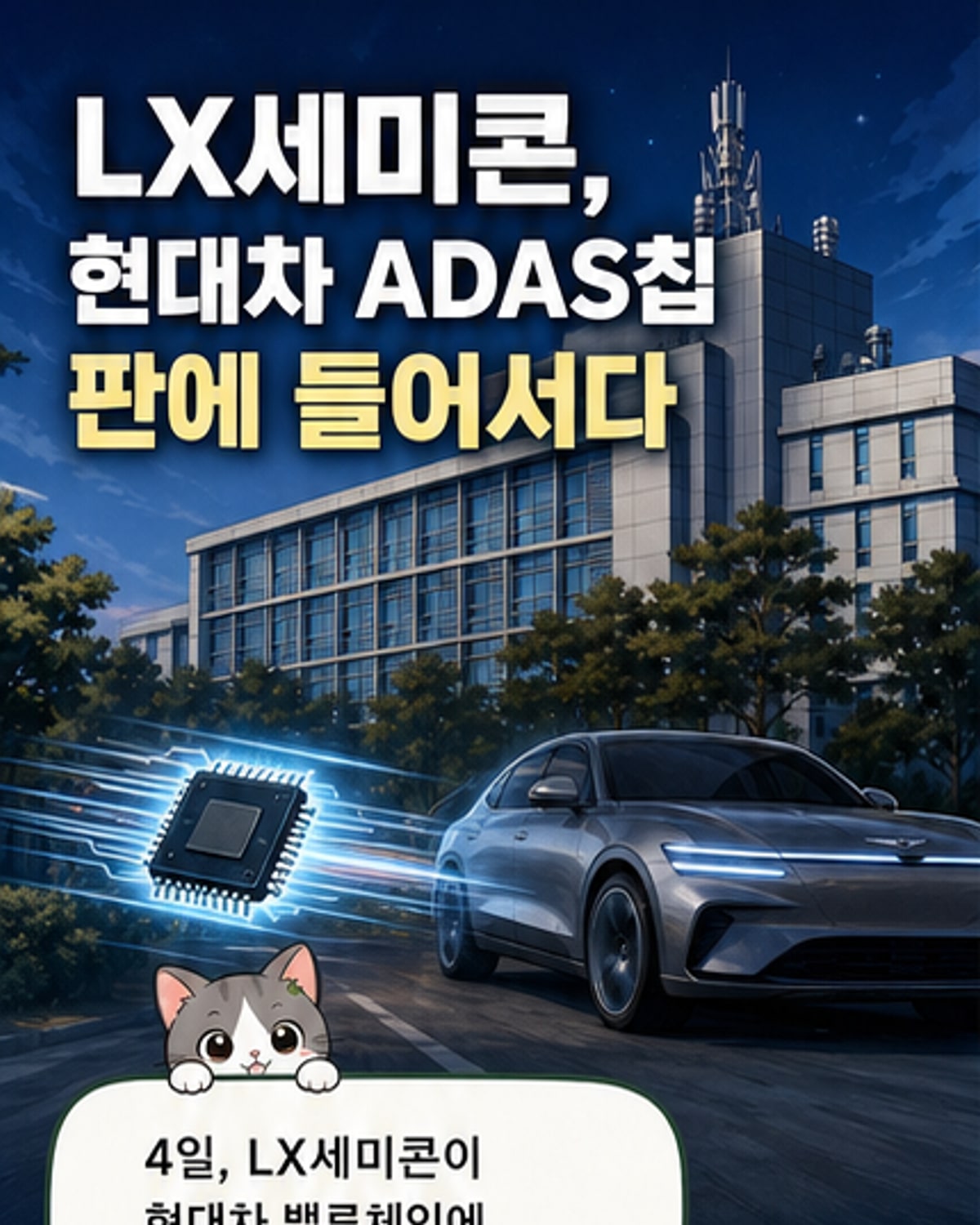 LX세미콘, 현대차와 ADAS 반도체 공동 개발