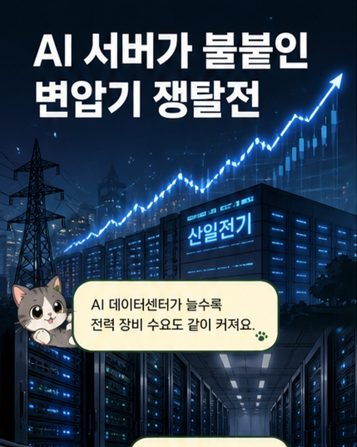 AI 데이터센터 핵심, 특수변압기 수혜주