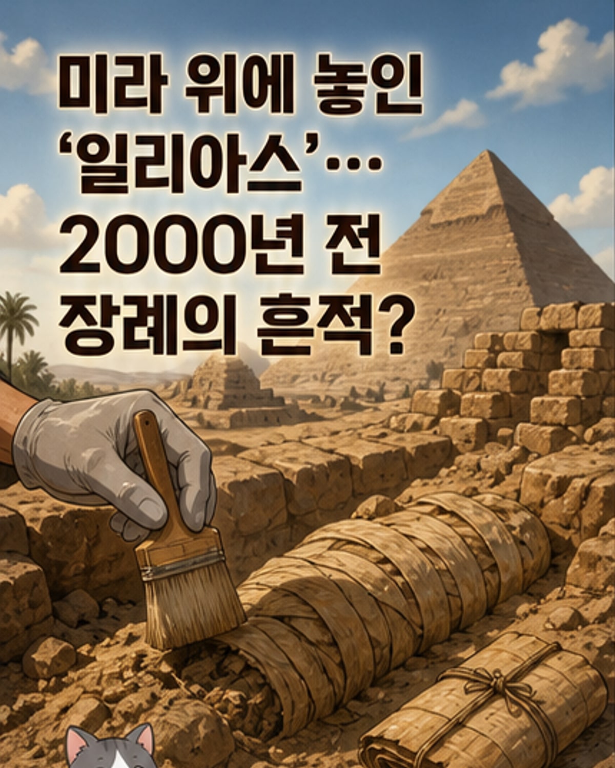 일리아스와 함께 묻힌 2000년 전 미라