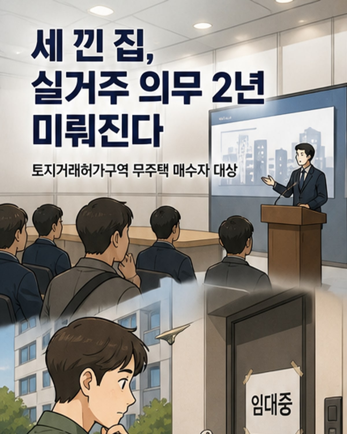 세 낀 집, 실거주 2년 유예