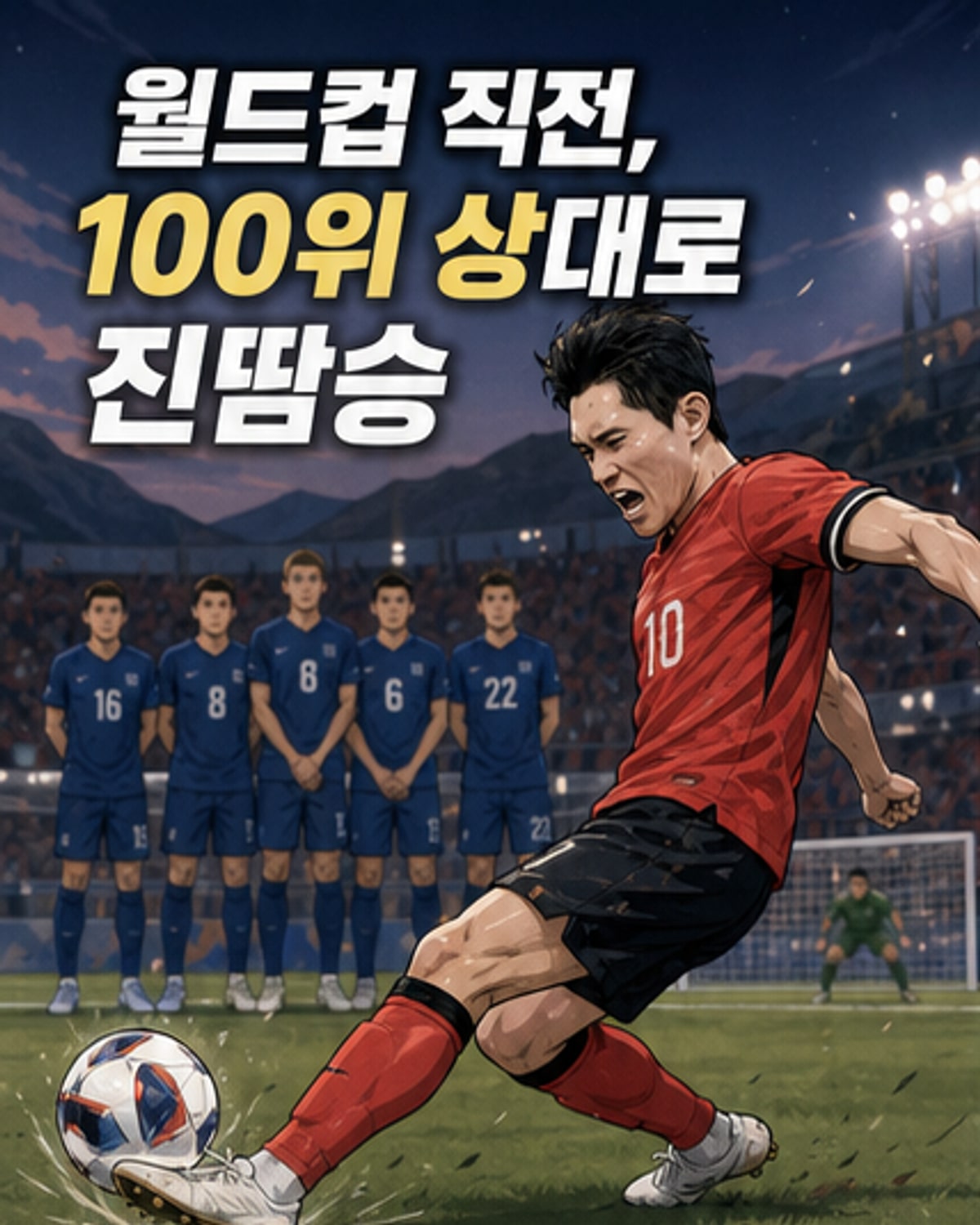 이동경 프리킥 결승골, 한국 1-0 승리