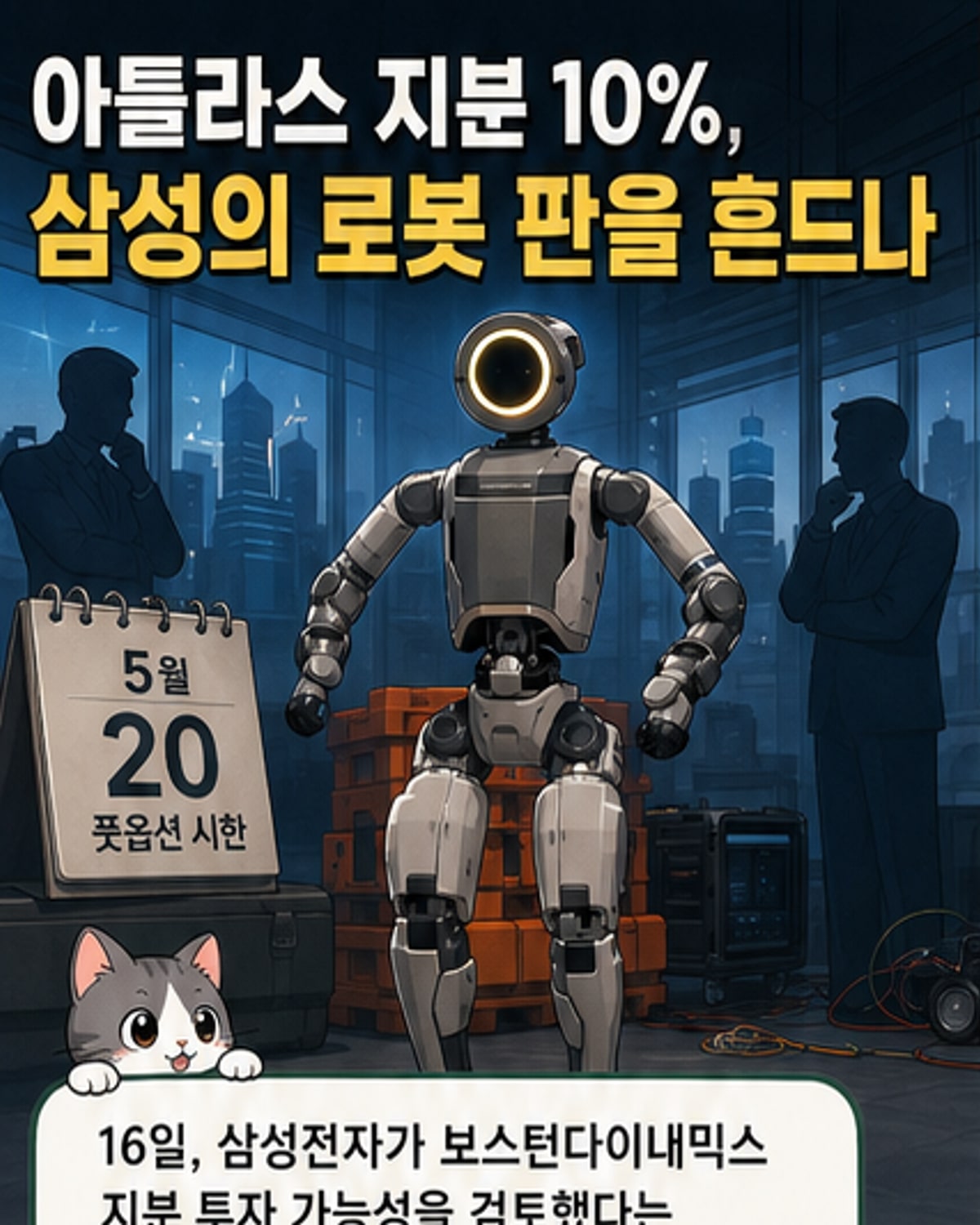 삼성, 보스턴다이내믹스 지분 인수 검토