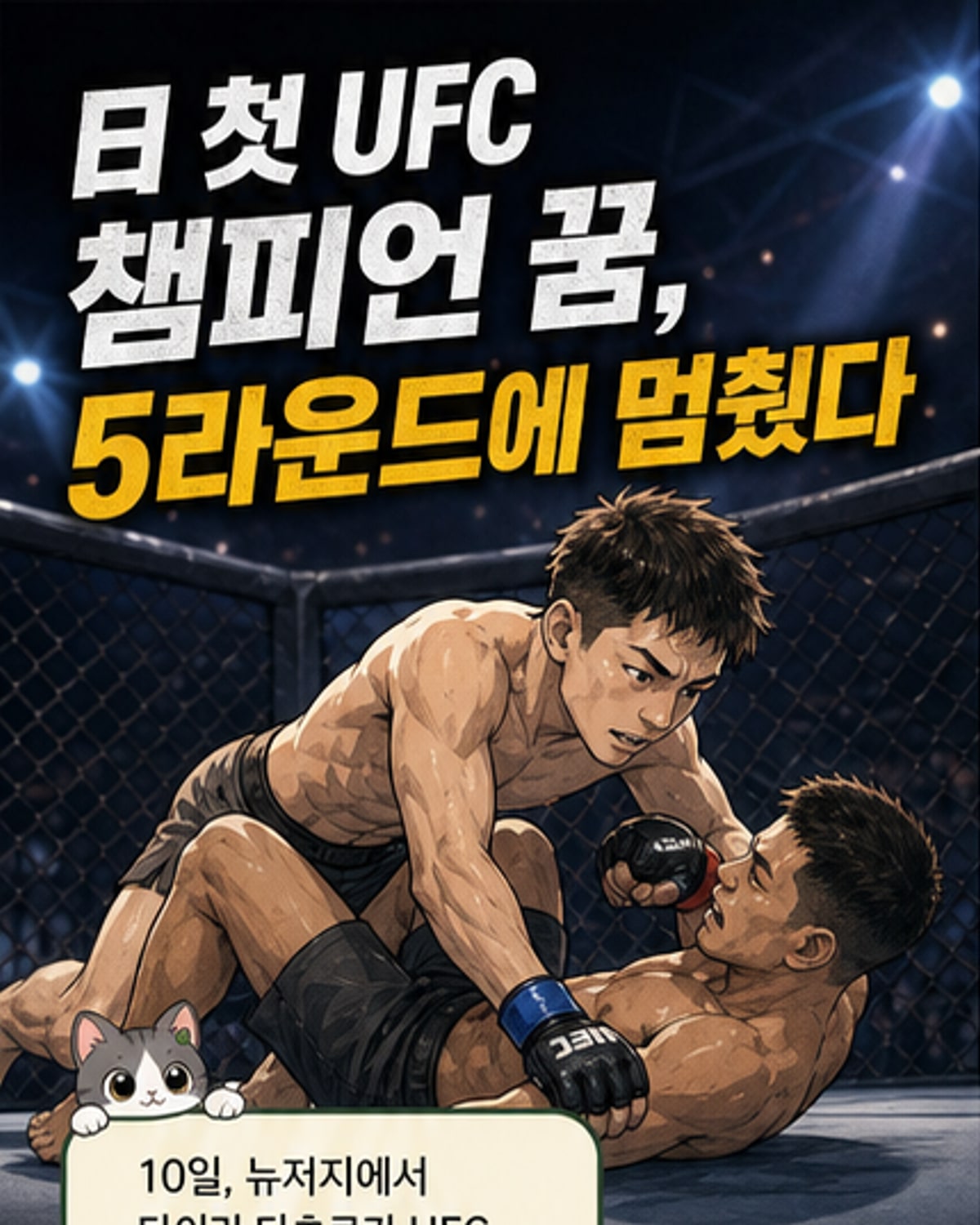 일본 첫 UFC 챔프 도전, 8번째 실패