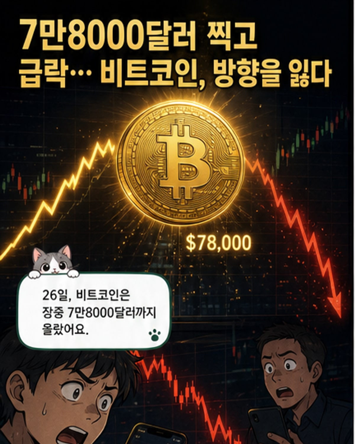비트코인, 롱·숏 동시 청산에 흔들