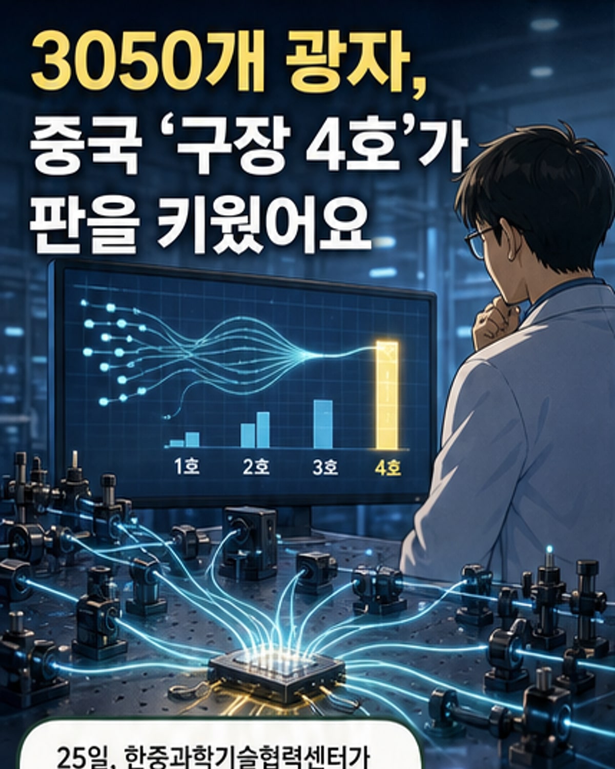 중국, 광자 3050개 구장 4호 개발