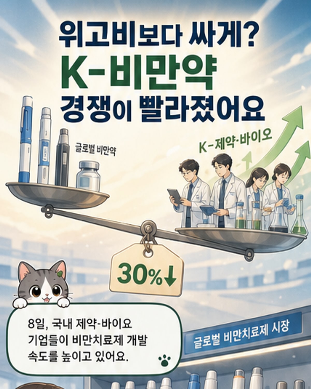국내 제약, 비만 치료제 개발 속도전