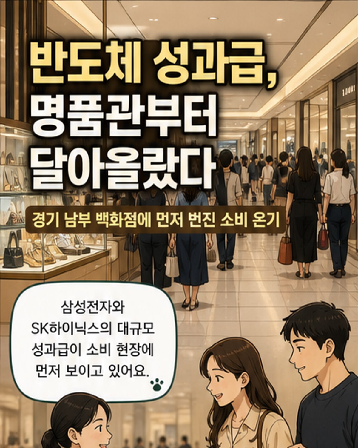 반도체 성과급, 명품 소비로 이어져