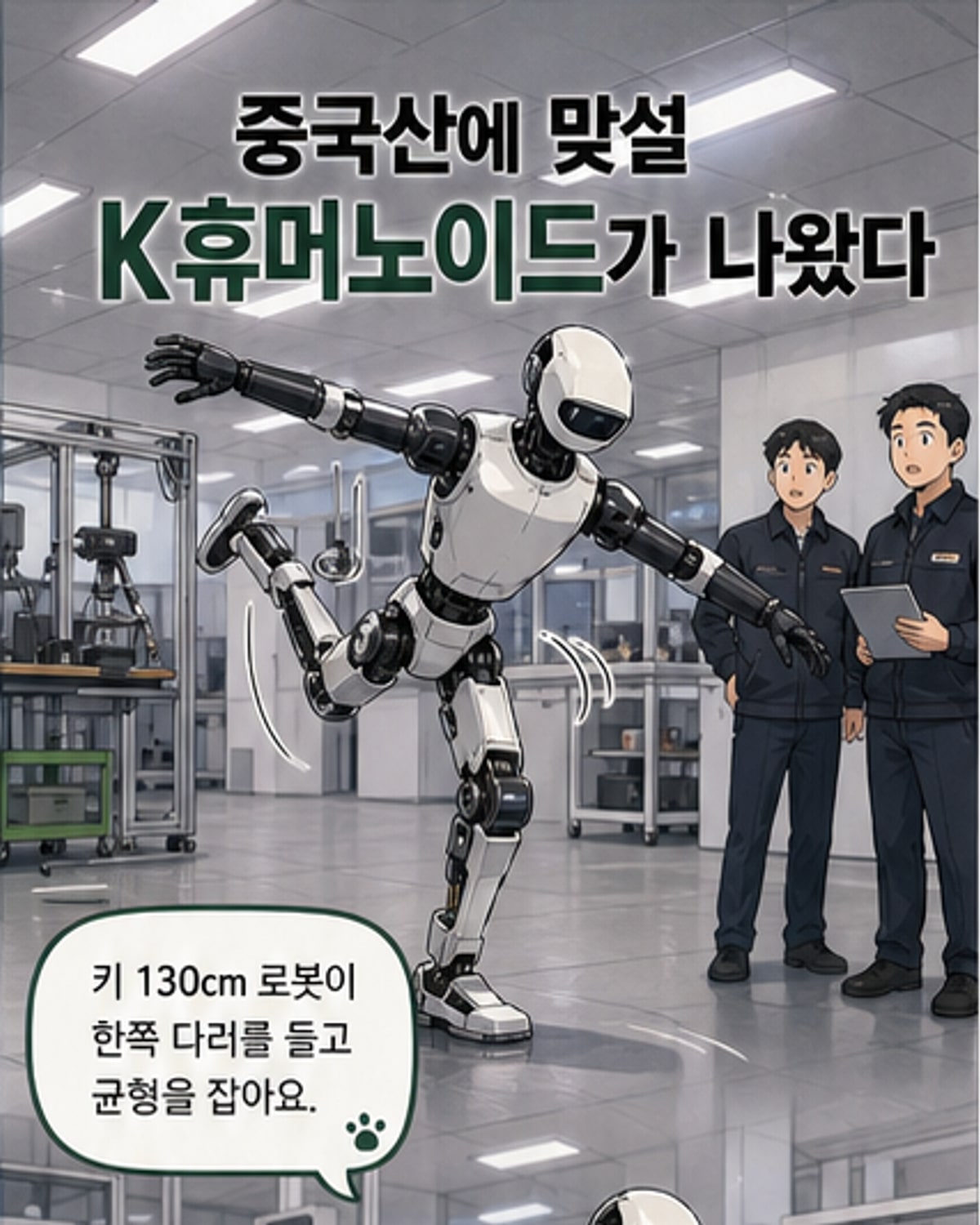 순수 국산 휴머노이드, 중국과 맞선다