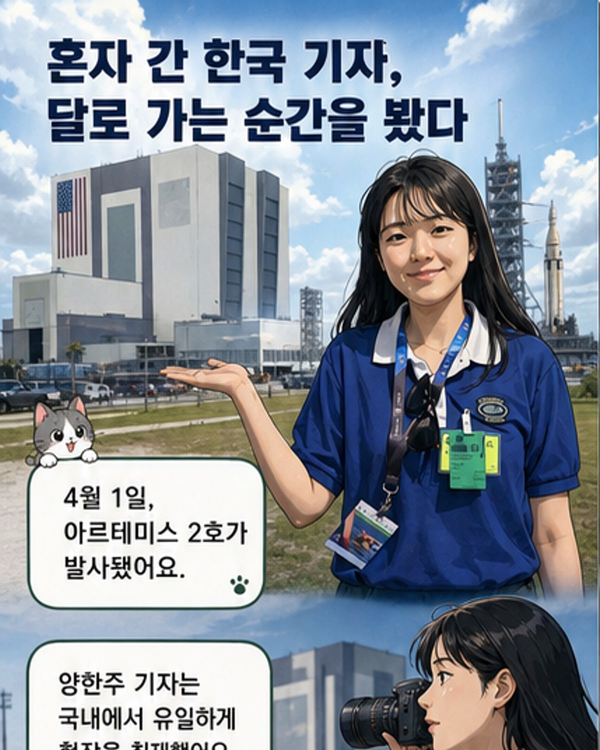한국 기자가 직접 본 달 탐사 현장