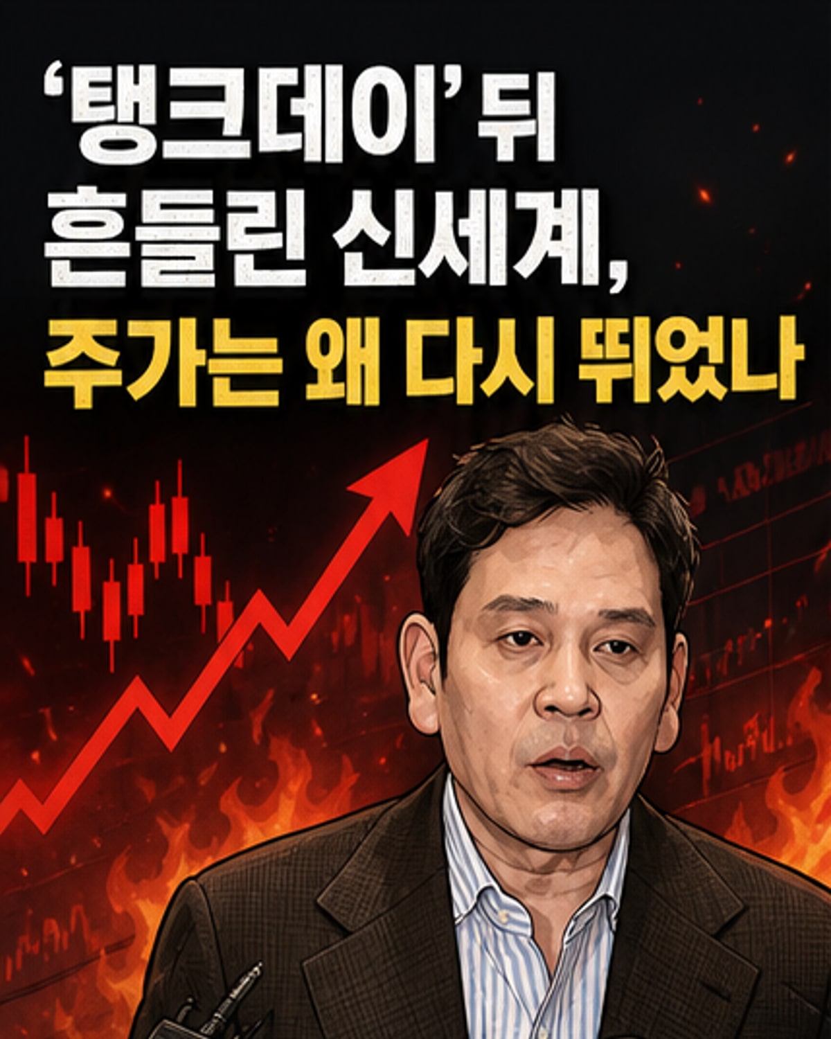 신세계 주가, '탱크데이' 후폭풍 속 반등