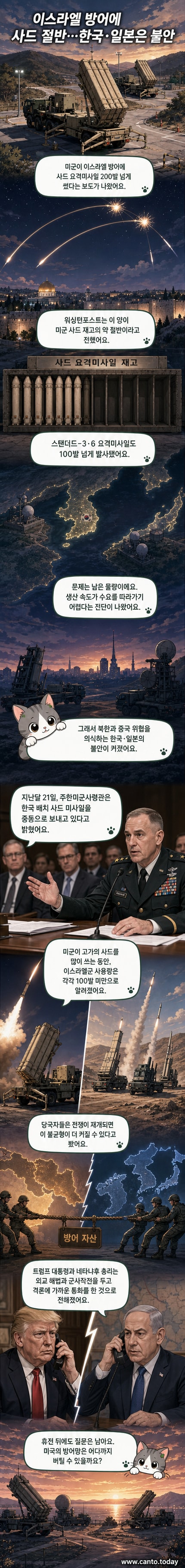 성주에 위치한 미군 사드 기지에서 발사대 해체 작업이 진행 중인 모습. 한쪽은 해체 중이고, 다른 쪽은 작전 준비 상태를 유지하고 있다.