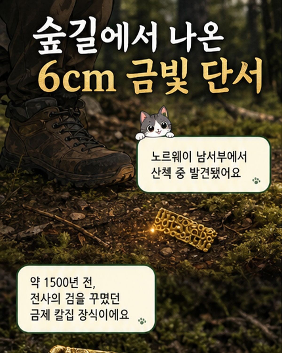 1500년 전 신께 바친 금제 칼집