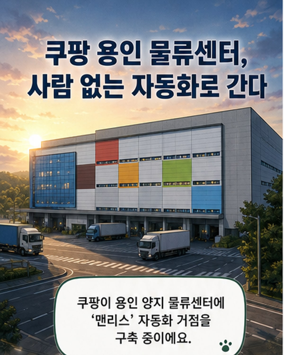 쿠팡, 사람 없는 물류센터 연다