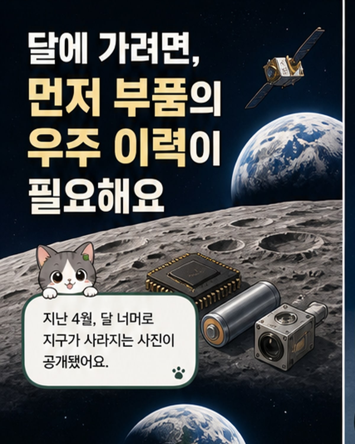 달 기지 시대, 한국의 부품 도전