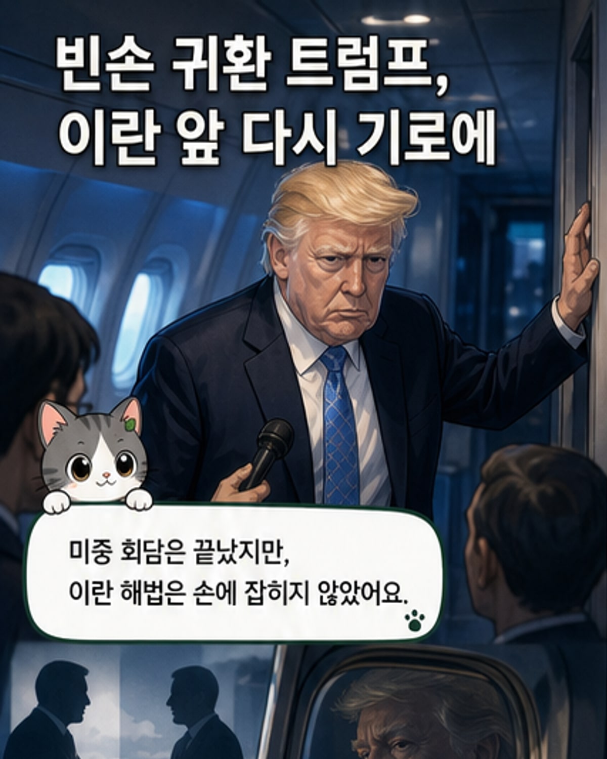 빈손 트럼프, 이란 공격 기로