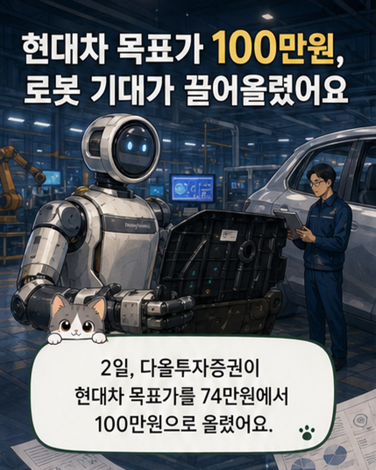 현대차, 보스턴다이내믹스 협업으로 밸류 상승
