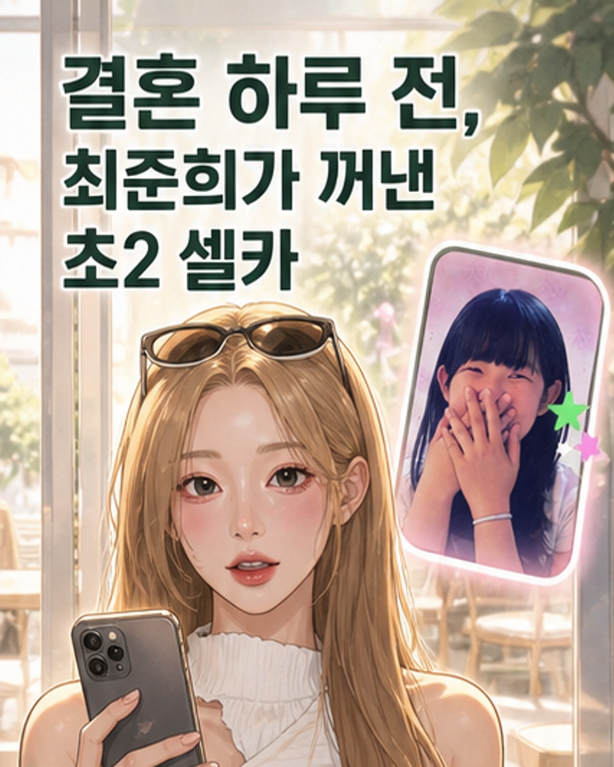 결혼 하루 전, 최준희가 공개한 어린 시절 사진