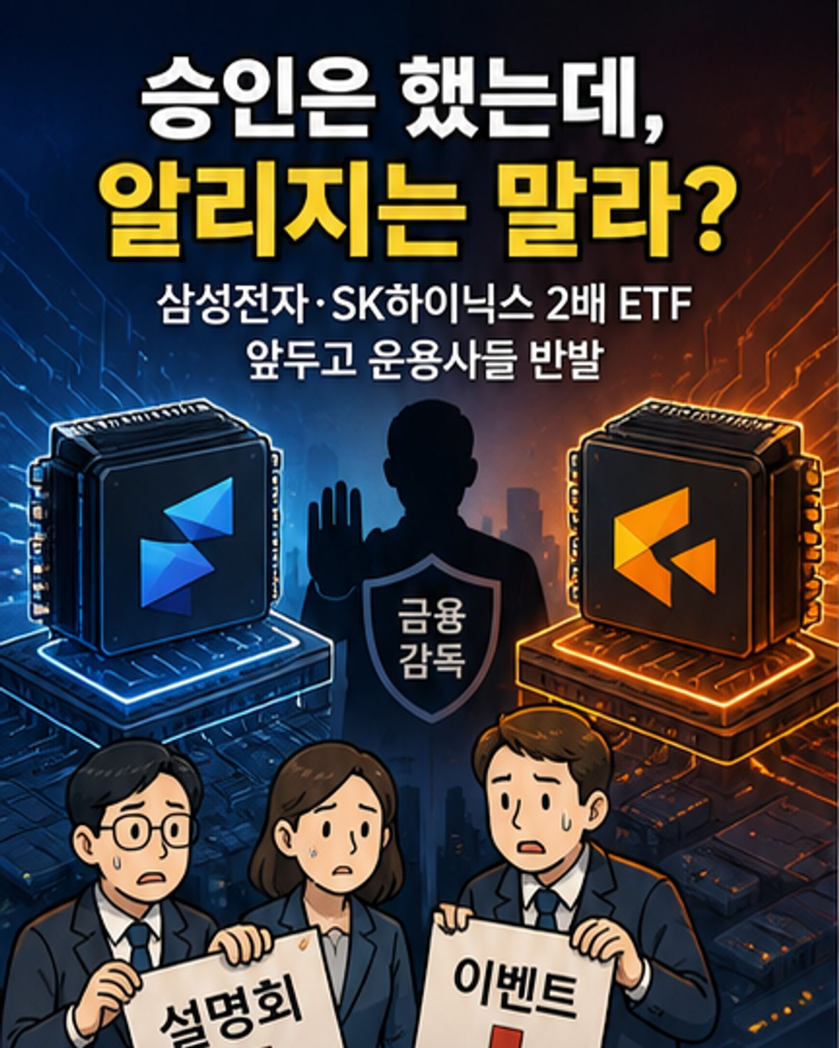 삼성·SK하이닉스 레버리지 ETF, 출시 앞두고 마케팅 금지