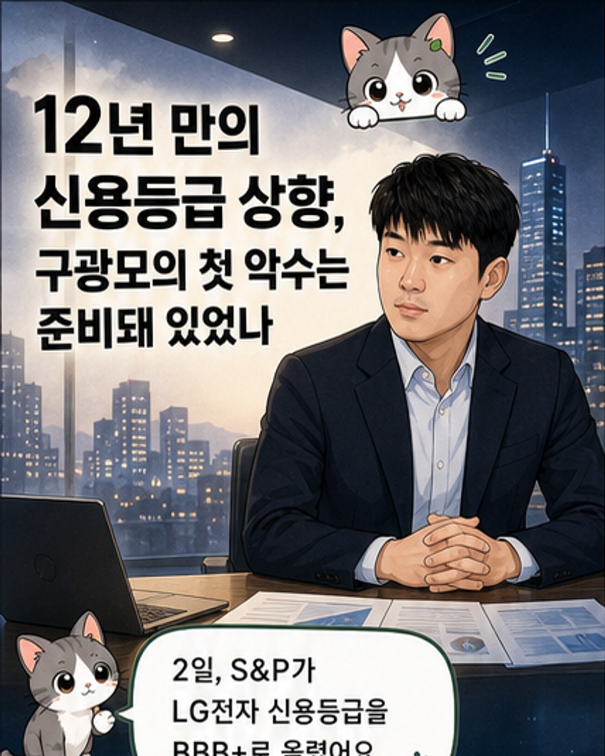 LG, 12년 만에 신용등급 상승