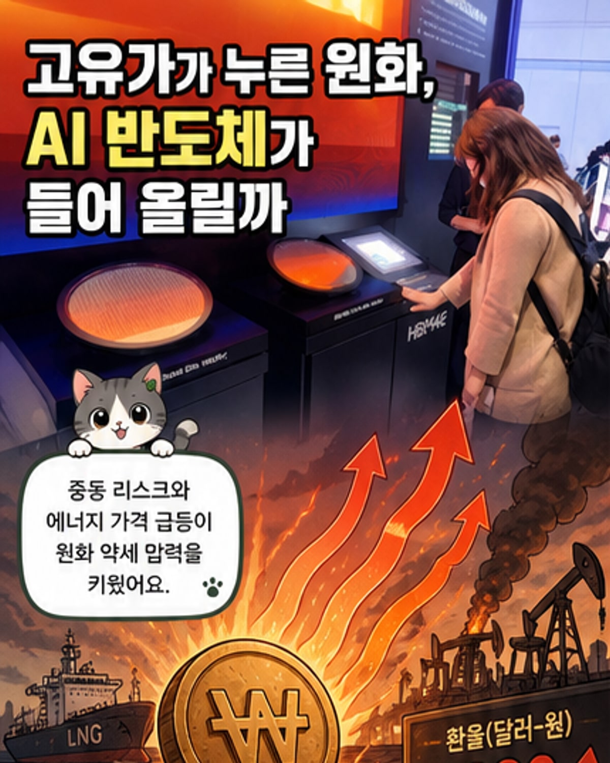 AI 반도체 수출, 원화 약세 상쇄할까