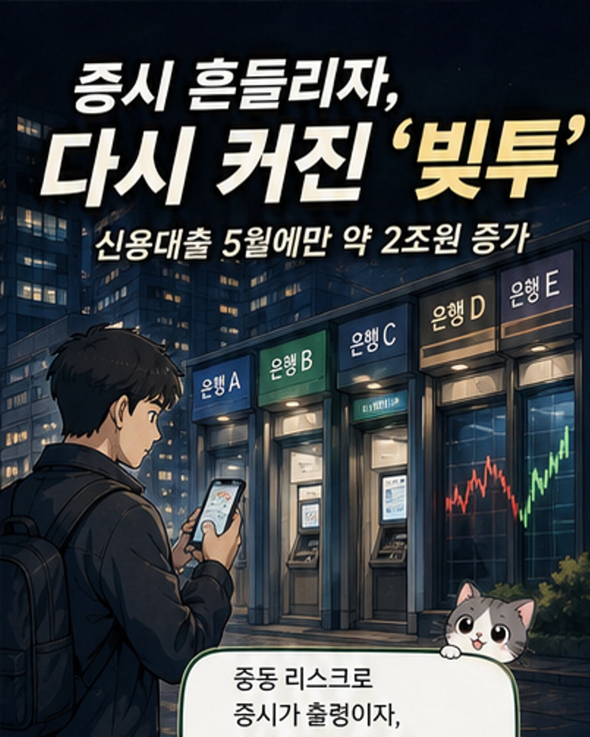 주식 빚투, 3년 만에 최대