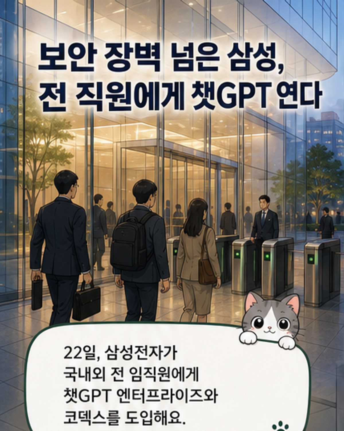 삼성전자, 전 임직원에 챗GPT 도입
