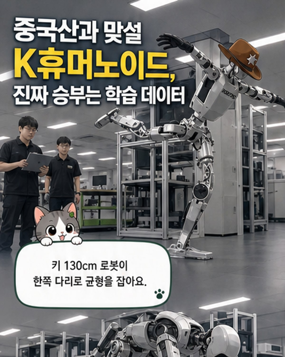 순수 국산 휴머노이드, 중국과 맞서나