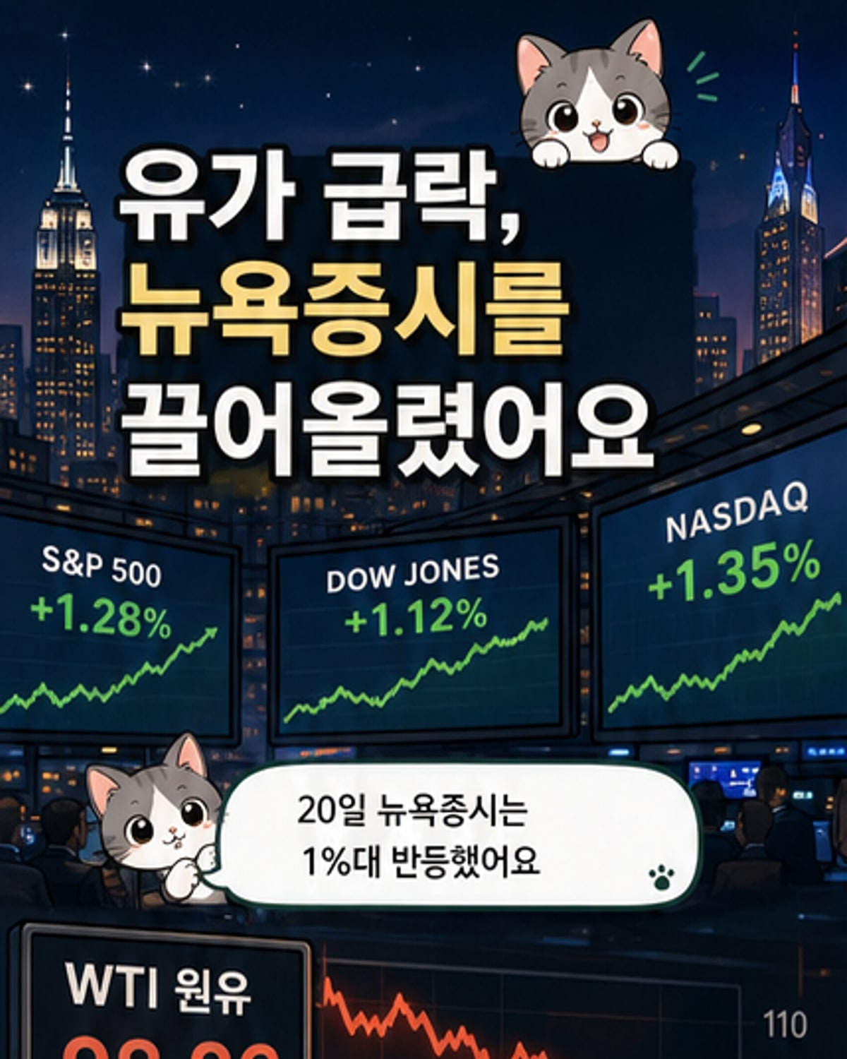 엔비디아 실적 호조에 美증시 동반 상승