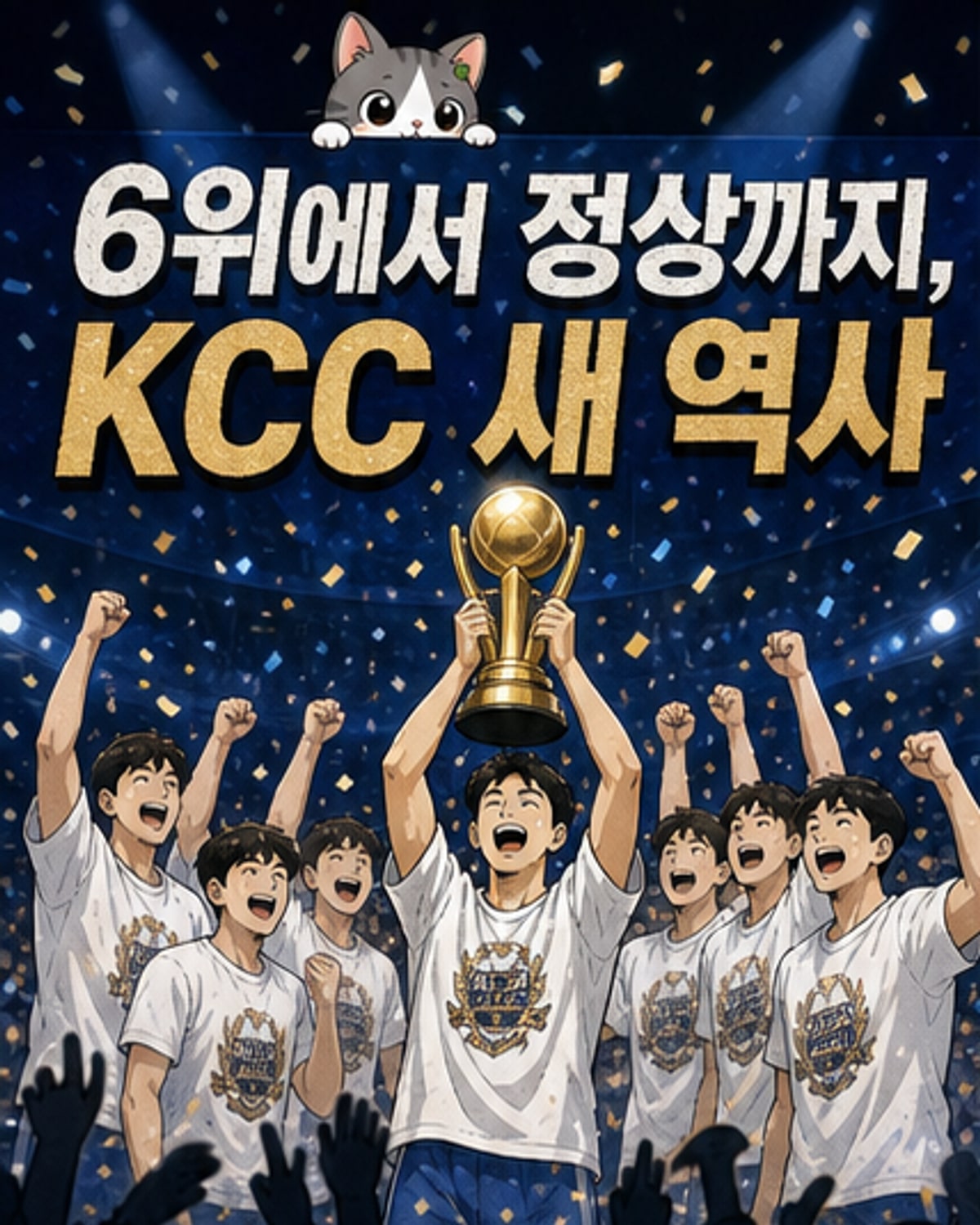 KCC, 챔프전 정상 등극
