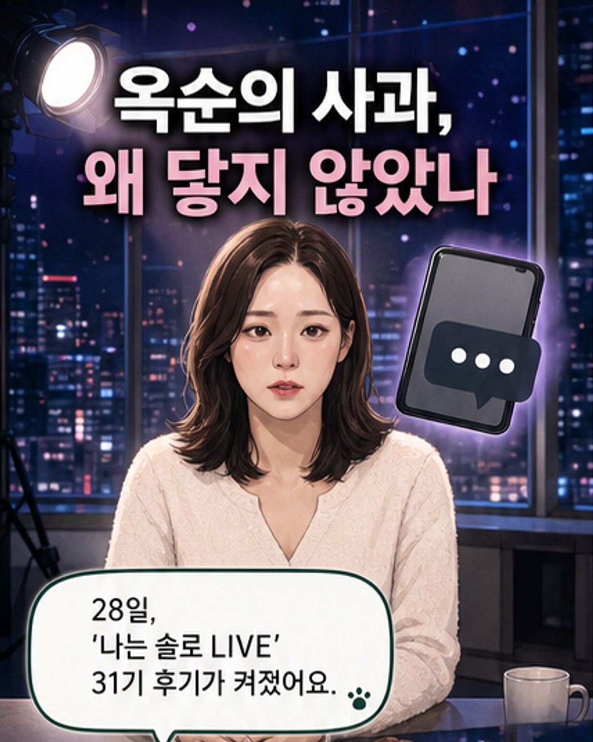옥순, 순자에 사과했지만 거절당해