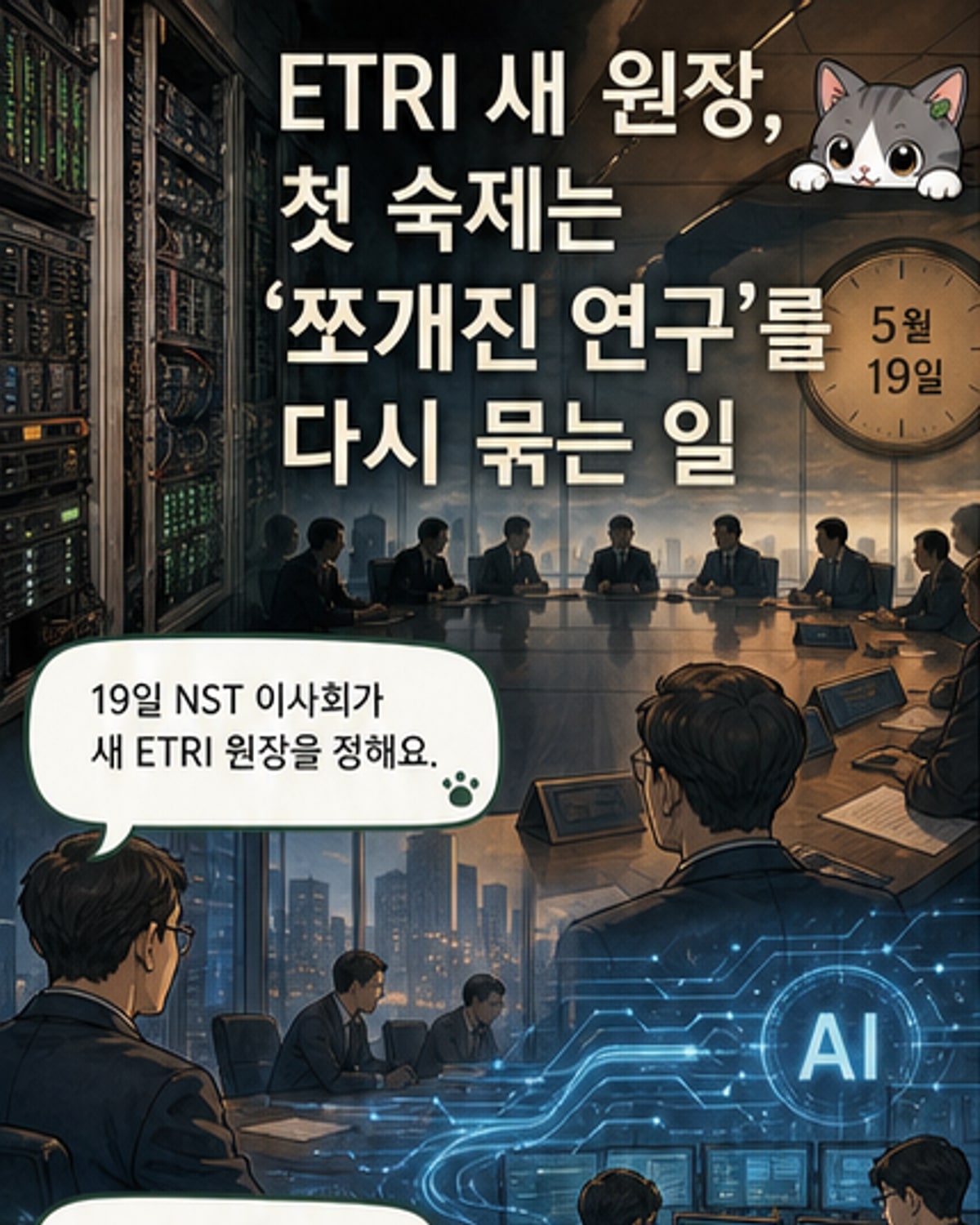 ETRI 신임 원장이 풀어야 할 세 가지 과제