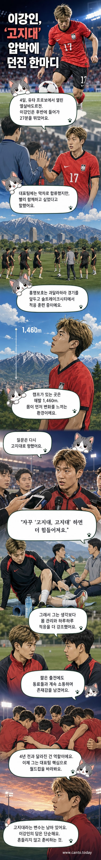 엘살바도르전에서 드리블하는 한국 대표팀 이강인의 모습