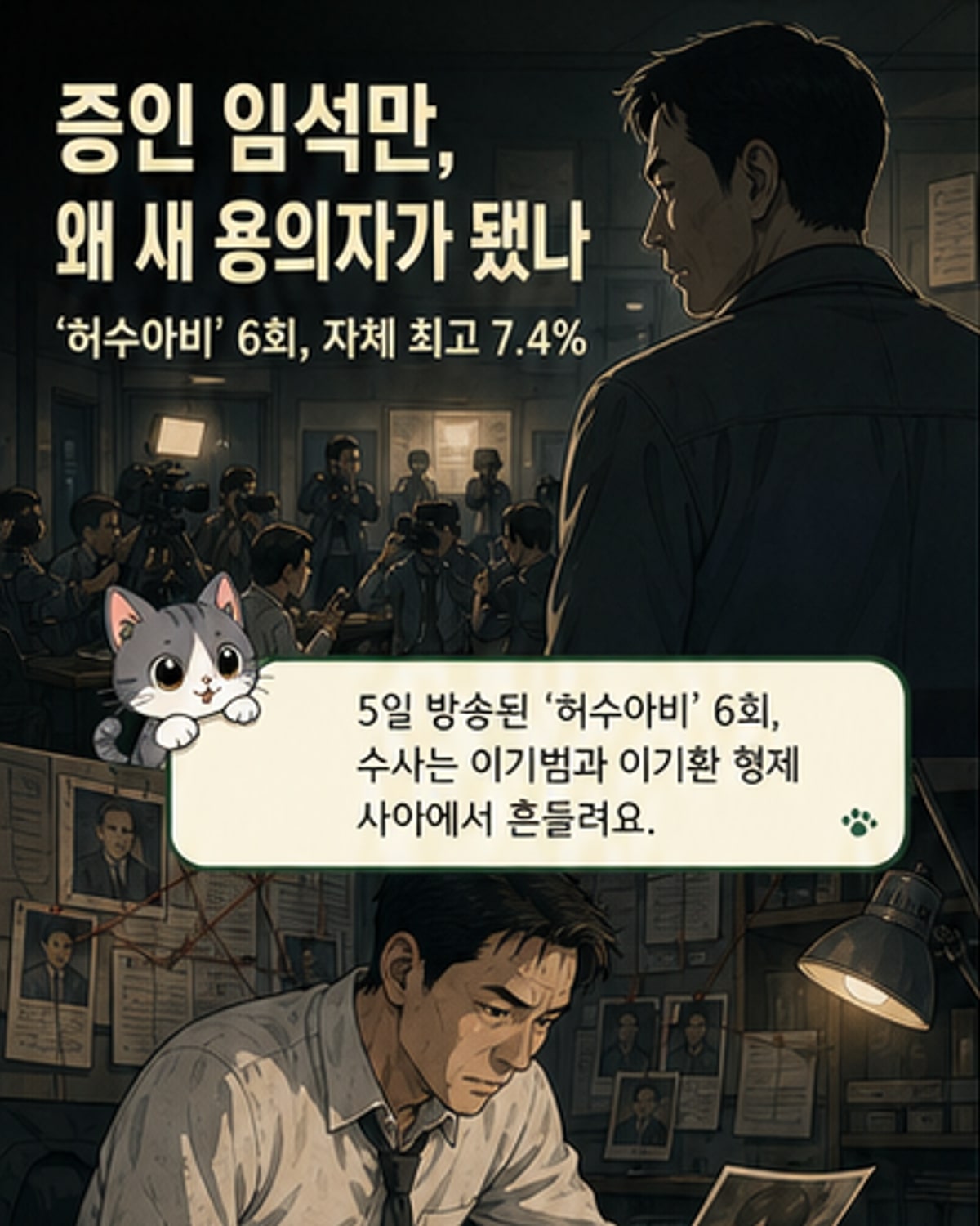 백승환, 증인에서 용의자로 전락
